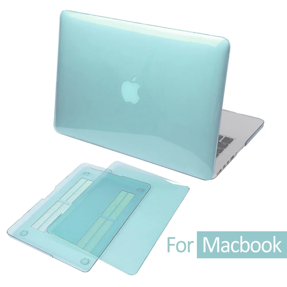 Crystal Hard Laptop Case Cover For New Apple Macbook Air Pro Retina With/without Touch Bar 11 12