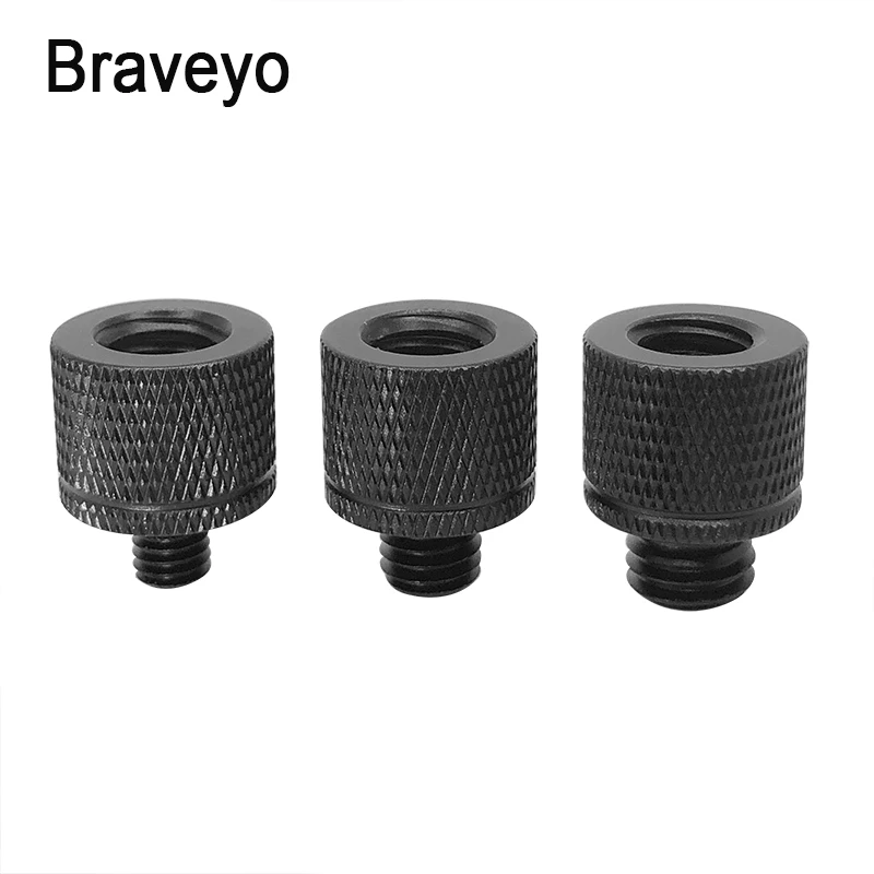 변환 나사 3/8 M6 M8 M10 M12 나사 사진 액세서리 삼각대 볼 헤드 라이브 플래시 브래킷 용 어댑터 마운트 나사