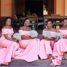 YNQNFS MT01 студенческий розовый шоу костюм платье подружки невесты аппликация длинное свадебное платье