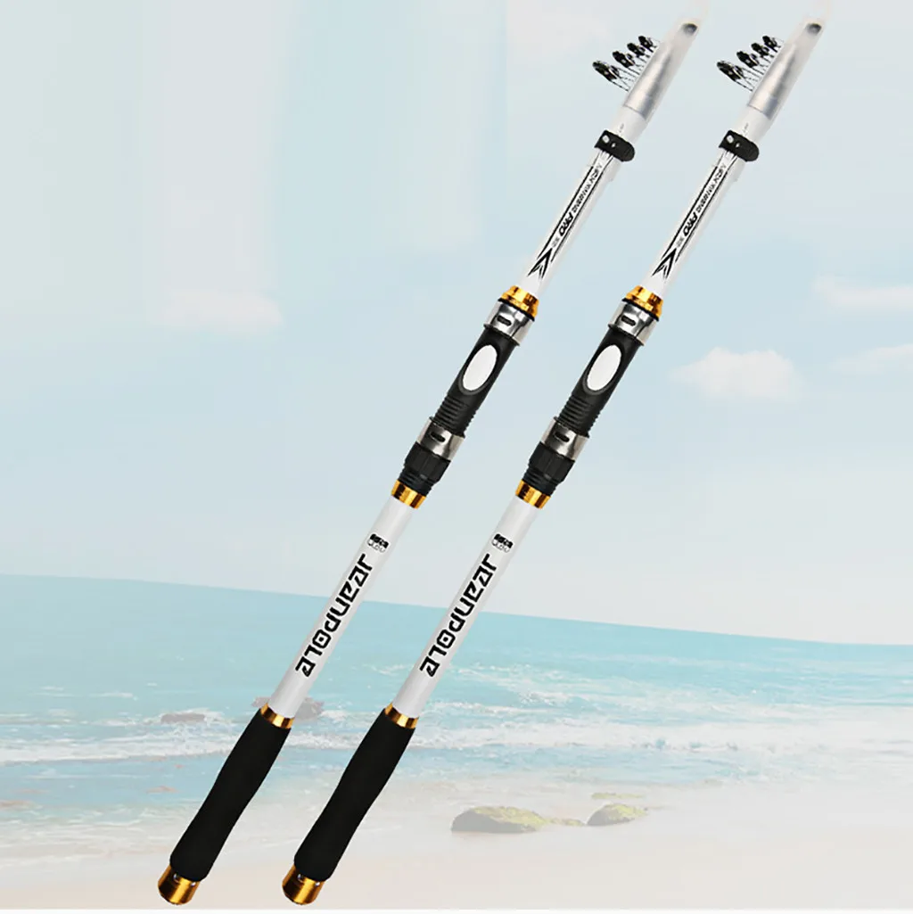 

Heavy Duty Fiber Telescopic Fishing Rod Original Quality carbon fiber Spinning Fishing Rod M Power Telescopic Rock Fishing #PYS