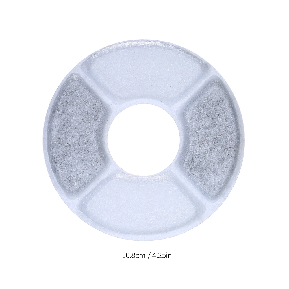 6pcs/set Pet Water Filter Element Dispenser Accessories Cat Dog Supplies Activated Carbon Filters for Pet Water Dispenser