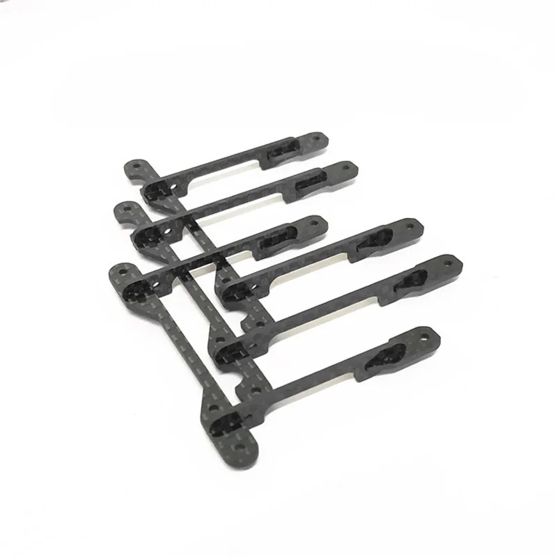 

3Sets Tamiya Mini 4WD Car Carbon Fiber Front Reinforcing Plate Anti-skew Support Parts VS/S2/MA/MS/AR/FMA Chassis Frame Shell