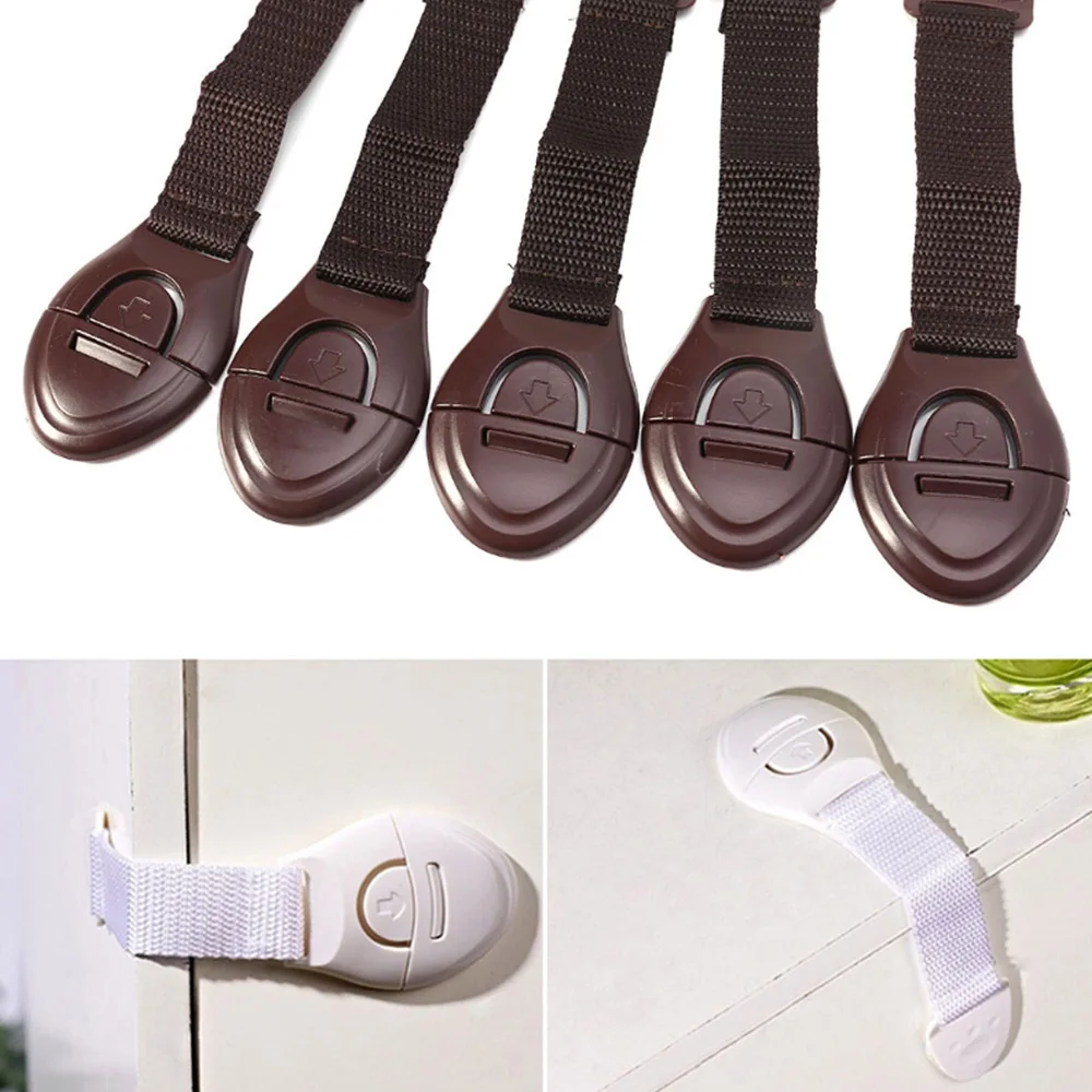 

5pcs Home Cabinet Door Drawers Refrigerator for Children Kids Baby Safety Locks