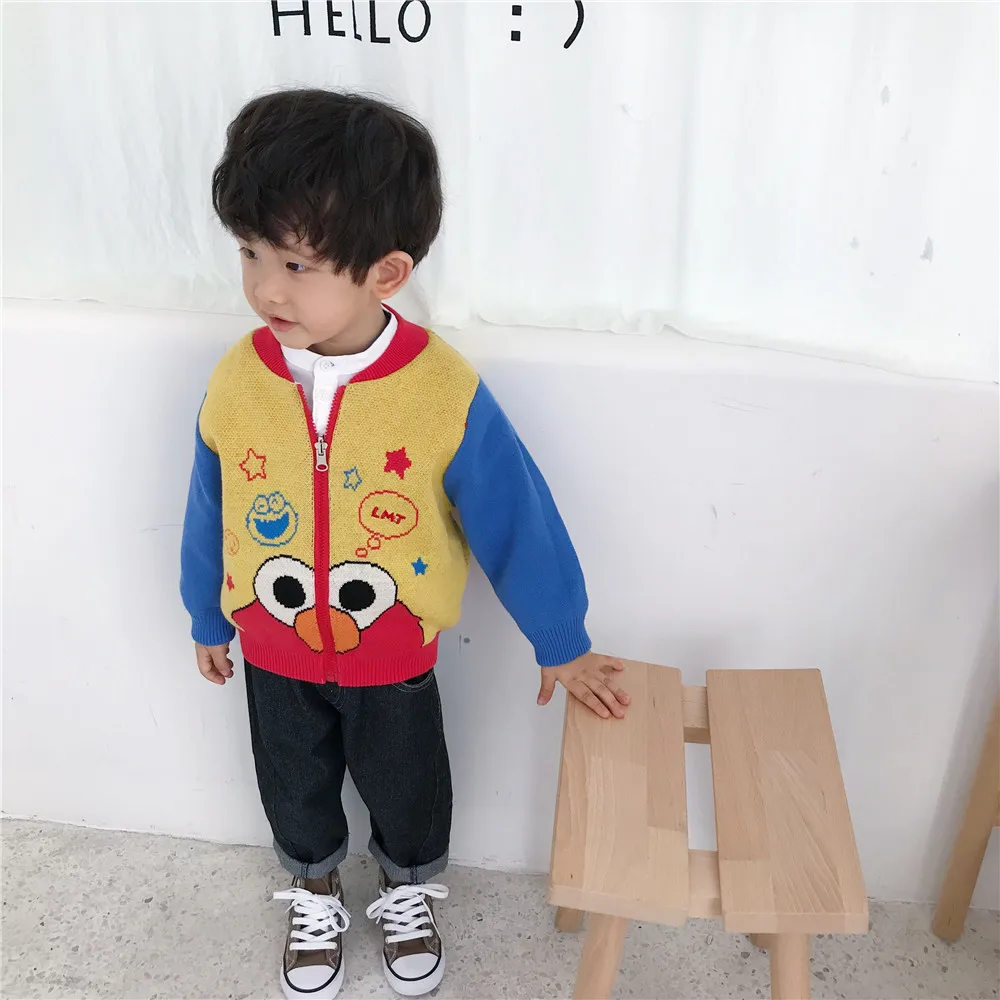 Tonytaobaby/новая осенне-зимняя одежда для мальчиков и девочек, ветрозащитное хлопковое трикотажные пальто Двусторонняя одежда