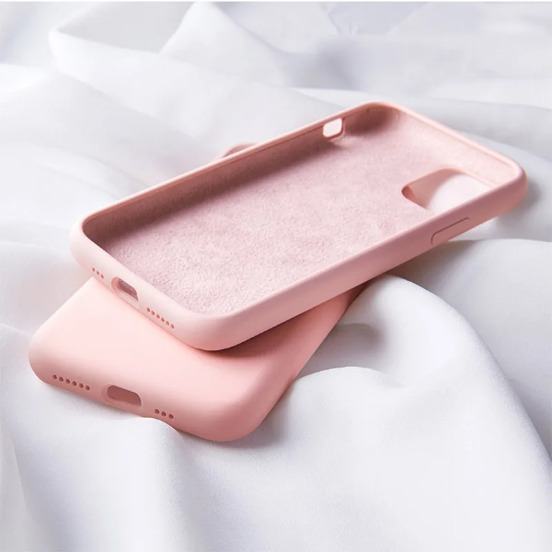 Роскошный силиконовый чехол для телефона для iphone 11 Pro Max для Apple, чехол для iphone Xs Max Xr X 7 8 6 6s Plus, без логотипа, чехол s