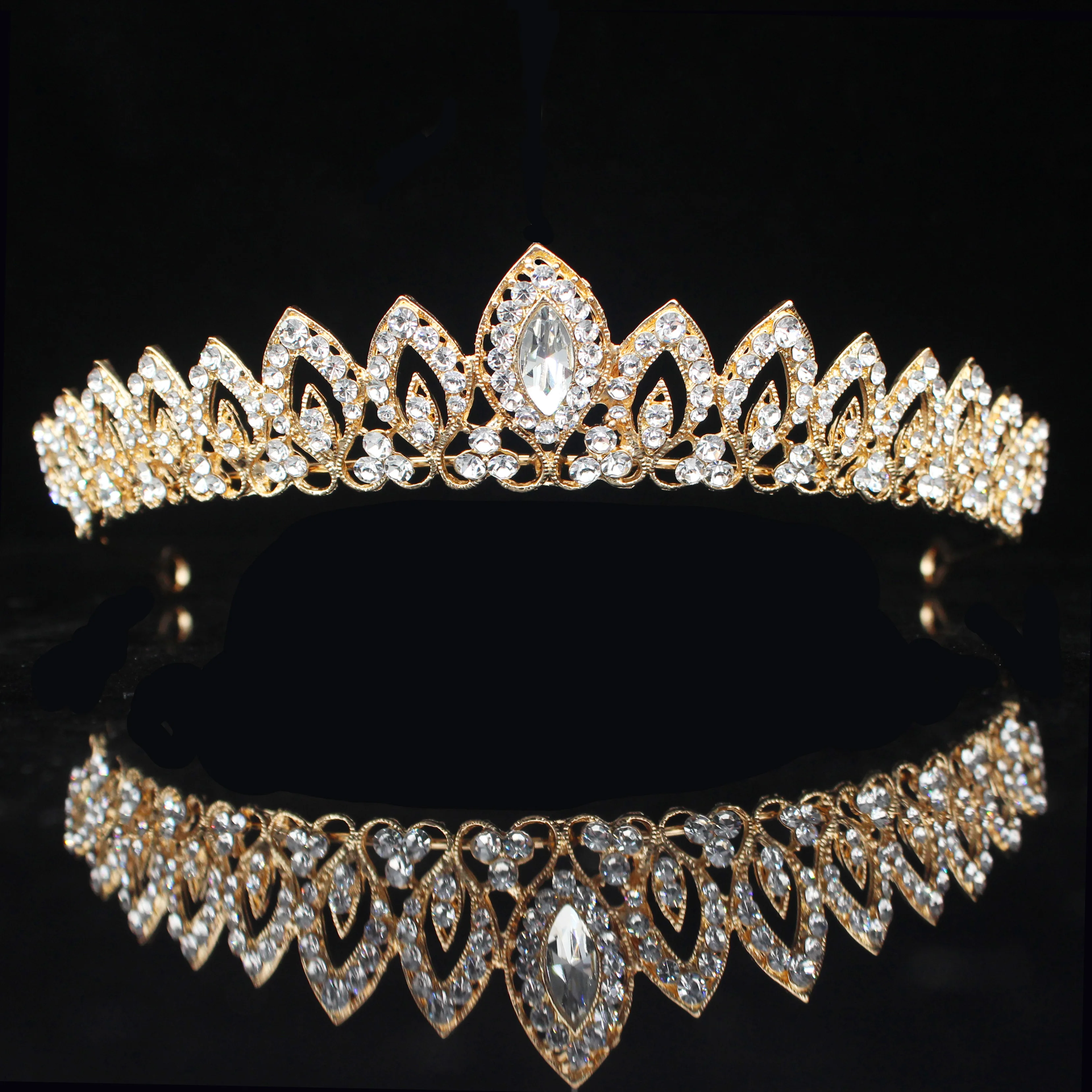 Hair Accessory Jewelry Accessories Hair Headdress Bridal Headwear Hair Band Crown 8 Designs Crystal Wedding Bridal Tiara Crown For Women Prom Head Diadem Hair Ornaments
