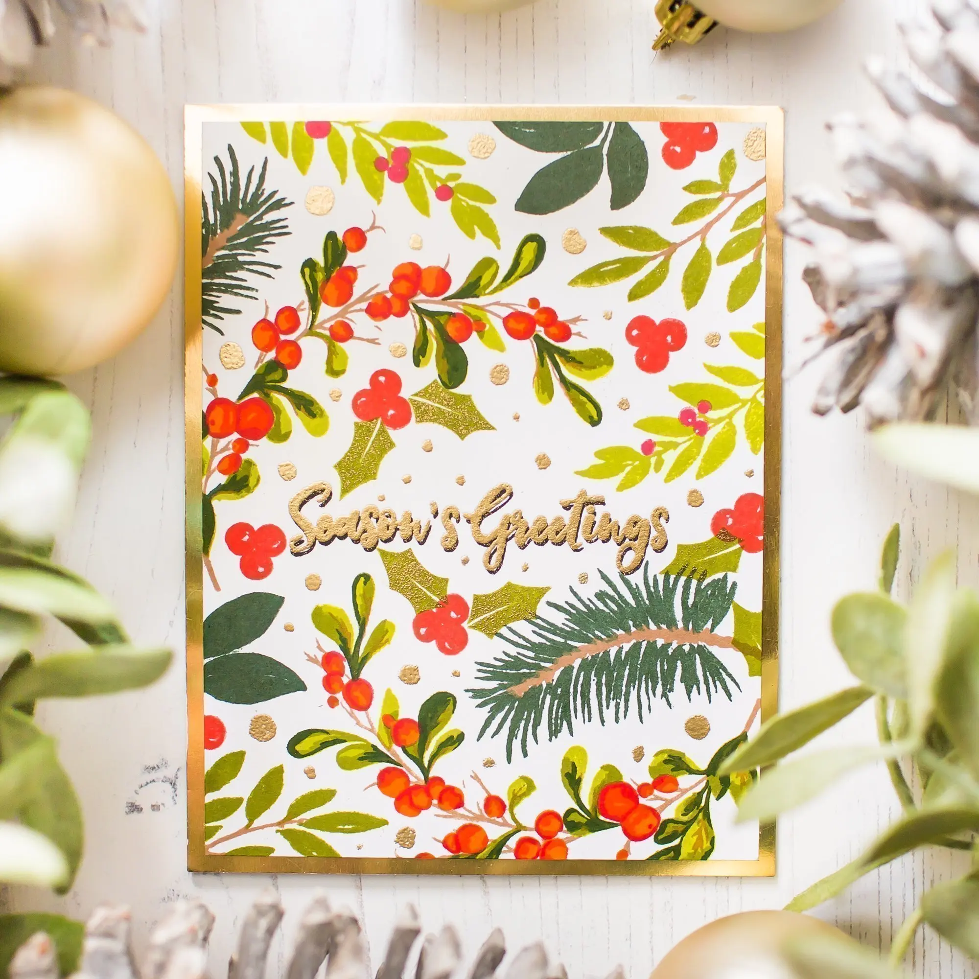 

Berry branch and berry Transparent Clear Stamps / Silicone stamp/coordinating die for DIY scrapbooks photo album/Card Making