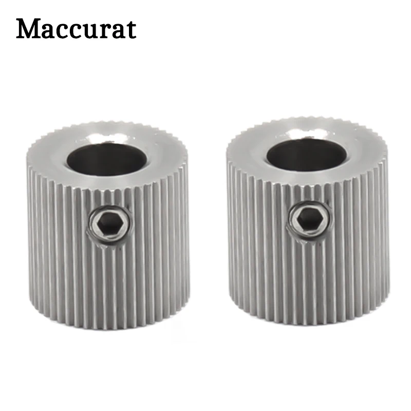 

3d printer Parts MK7 MK8 Extruder Driver Feed Gear Wheel 38 tooth Pulley Bore 5mm Stainless Steel 11mm*12mm