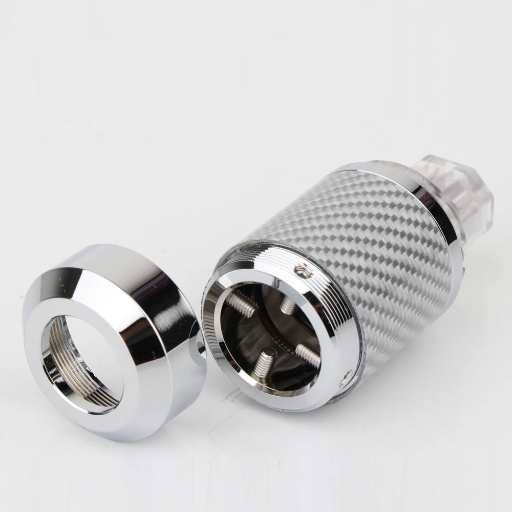 High-end WCF2-TR US Power Stecker Carbon Fiber Rhodium IEC 15A AC Stecker Netz Stecker Power Stecker für DIY Audio Power Kabel – Detail 3
