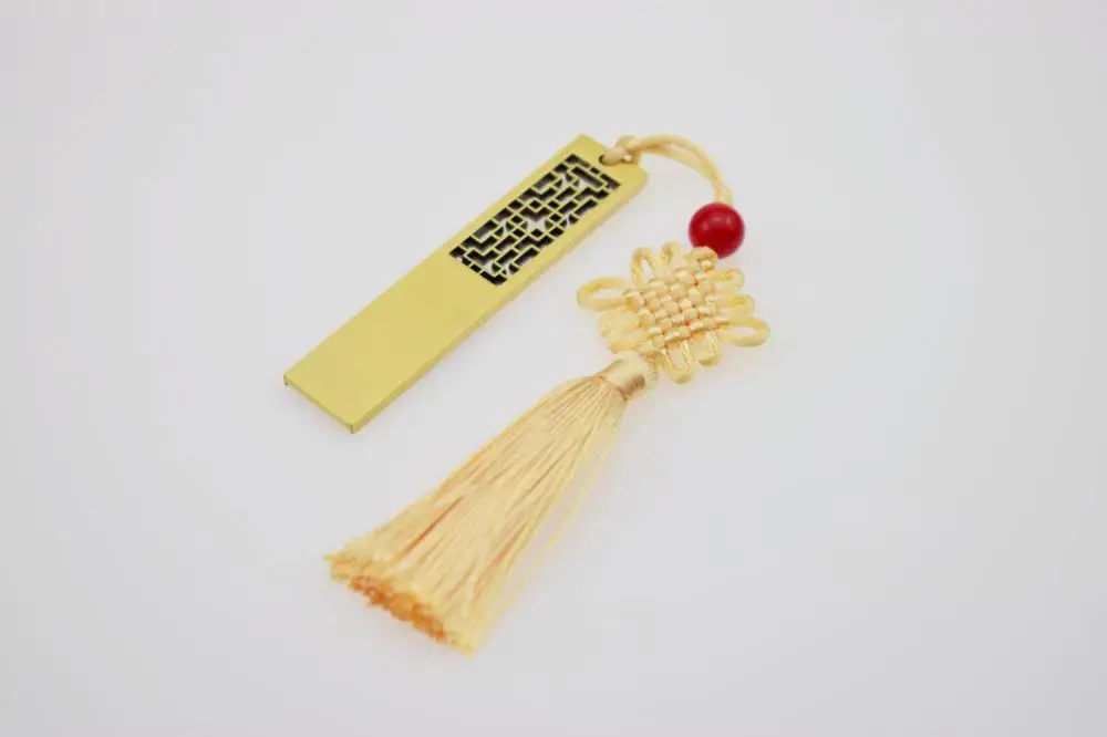 Китайский дизайн оконного узора usb флеш-накопитель металлическая ручка-накопитель Модный китайский узел дизайн флешки 16G 32G 64G 128G подарок usb - Цвет: Yellow(No box)
