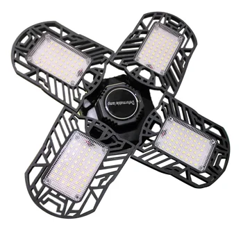 

New E26 LED 120W Garage Light Deformable Ceiling Lamp 192 LED Indoor for Workshop Premium Garage Light LED Lamp