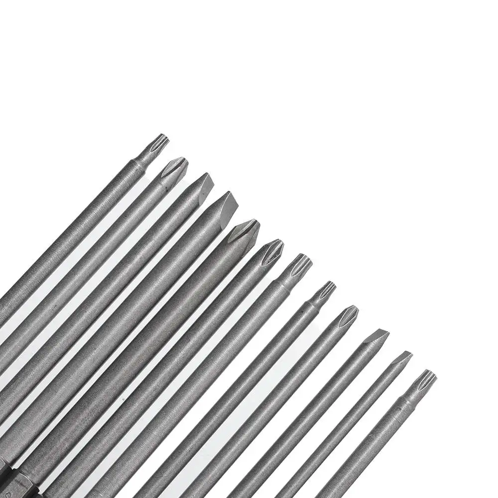 16 шт. 100 мм Набор отверток из легированной стали S2 Torx Шестигранная отвертка бит для карманного отверстия джиг инструменты