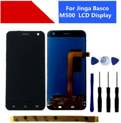 Для телефона Jinga Basco M500 3G 4G ЖК-дисплей Дисплей кодирующий преобразователь