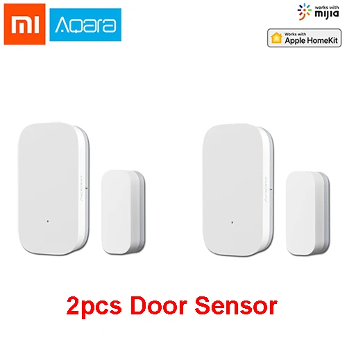 2pcs door sensor Xiao mi Aqara датчик окна двери беспроводной Zigbee функция умный пульт дистанционного управления для Android IOS Телефон дверной пульт с mi App - Цвет: 2pcs door sensor