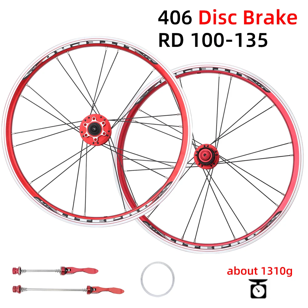 litepro M100 406サイズ 完組ホイール ディスクブレーキ対応 LP Litepro 406/451 完組ホイール ホイールセット クィック