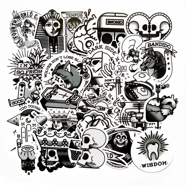 black and white old school