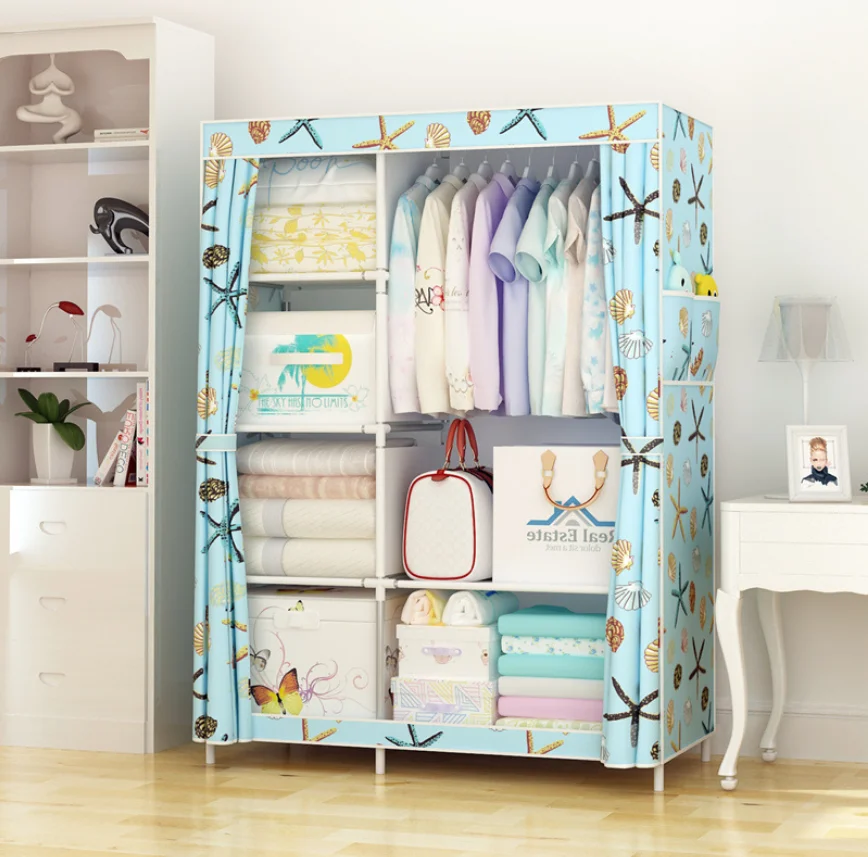 Casier en tissu de chevet de chambre à coucher avec des roues, armoire de  rangement de salon avec 5 armoires, meubles de maison, 60x30x100cm -  AliExpress