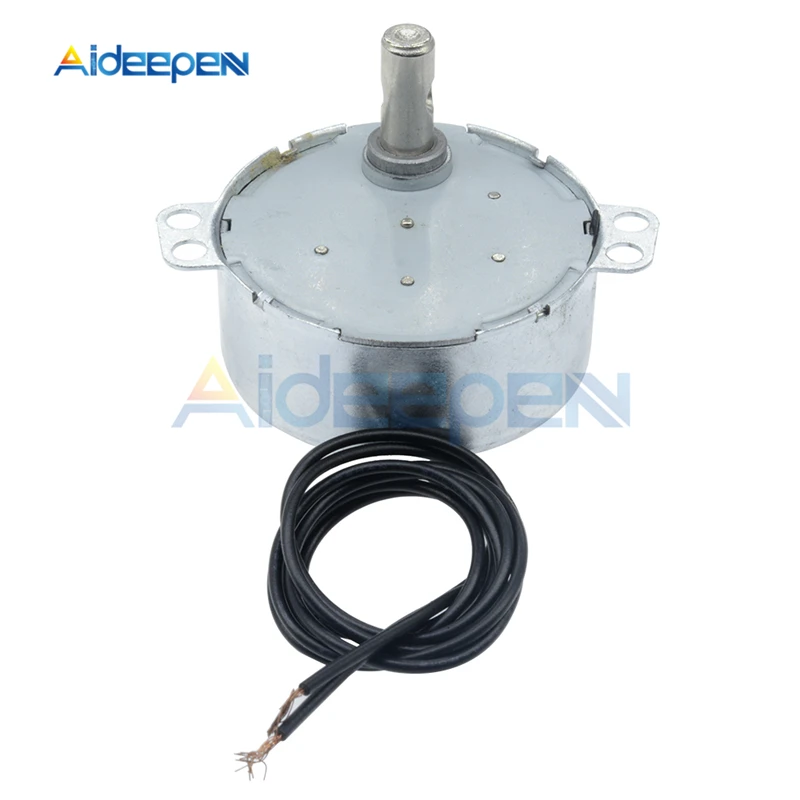 TYC-50 AC 12V AC 220-240V 50/60Hz 4W Synchronous Motor 5-6RPM Robust Torque CW/CCW