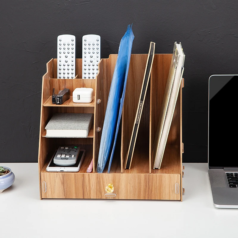 Деревянная рамка для файлов DIY портфель деревянная настольная стойка