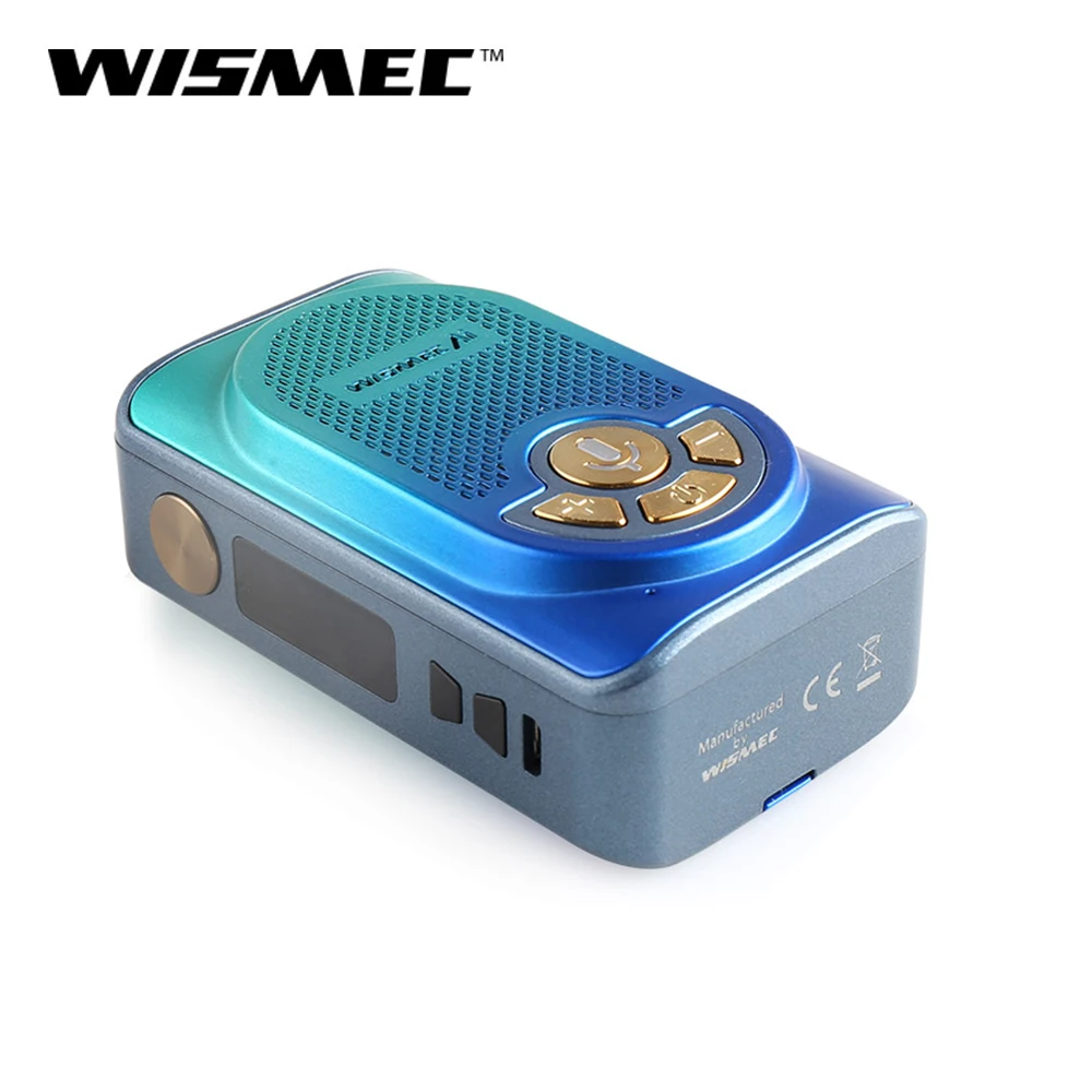 Вейп мод Wismec AI бокс мод 200 Вт 18650 батарея Bluetooth HANDS-FREE динамик Голосовое управление электронная сигарета vape мод
