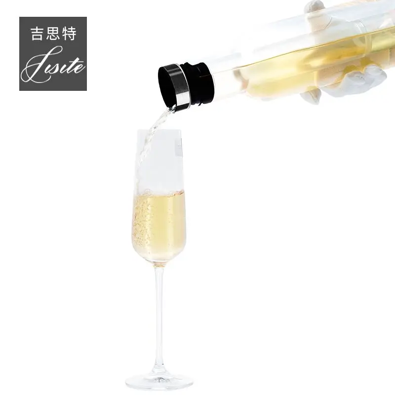 Crystal Glass Wine Cooler Decanter Bottle Stick Chiller for Champagne Drink cooler