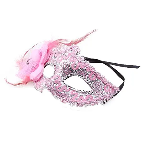 Маска Venitien Venise Флер Плюм Роза для Хэллоуина Carnaval