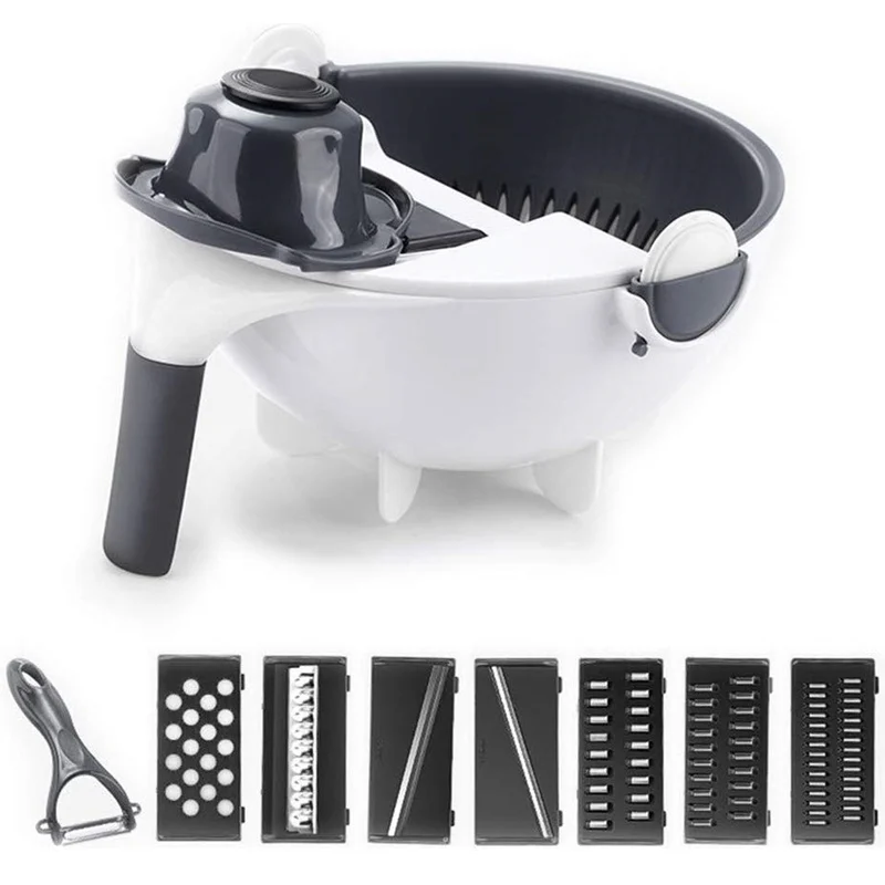 9 in 1 Multifunctional Basket Vegetable cutter – Daily Dart