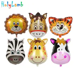 Ballon lumineux tête d'animal, 3 pièces/lot, fête d'anniversaire pour enfants, Festival, chapeau de dessin animé, jouets de fête d'anniversaire 