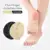 1 Пара Женских Шелковых губчатых носков Противоскользящая подкладка Heelless Liner Sock Невидимая Подушка для передних ног Foot Pad Носки на высоких каблуках
