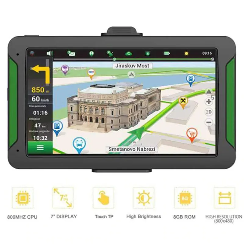 Vehemo FM+ 8G+ DDR256M gps навигация gps навигатор направления TF карта для автомобиля навигатор HD gps портативный плеер голосовое руководство