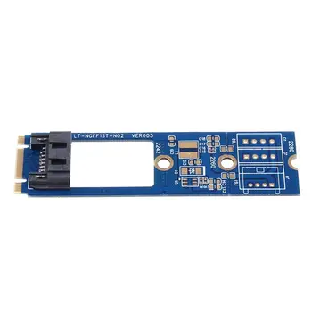 

M.2 NGFF to 7 Pin SATA III 3 SSD NGFF1ST-N02 Adapter Converter Board Card PCB R9JA