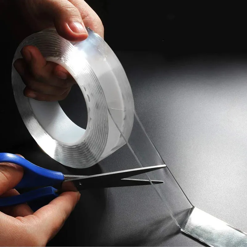 Fita Adesiva Dupla Face Transparente 1 1 3 5m Imperme vel 