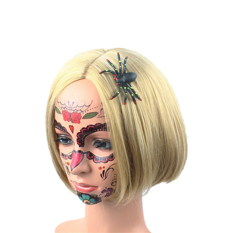 2021 New Dark Simulation Spider Hairpin Halloween Hairpin Dress Up Puntelli Per Feste Accessori Per Capelli Ghost Holiday Women Hair Clip