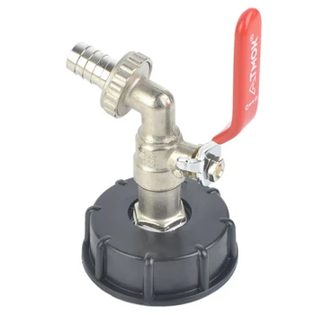 

Accessory Tank Adapter Cap Replacement Tool 1pc For IBC containers Plastic With Brass Bib