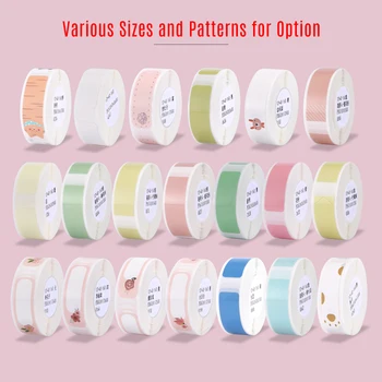 

Thermal Printing Label Paper Price Name Labels Waterproof Tear Resistant 12*40mm 160pcs/roll for Home Book File Supermarket