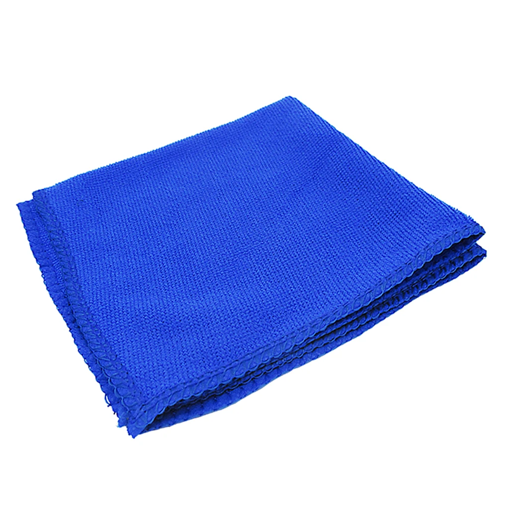 12X12”Blue Car Cleaning Towel Cloth Microfiber Ultra Soft Scratch Free