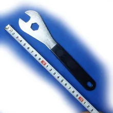 Инструмент для ремонта велосипедов 15 цветов-Барабанный ключ толщина 2 мм двойного назначения Педальный ключ свирепый стальной гаечный ключ