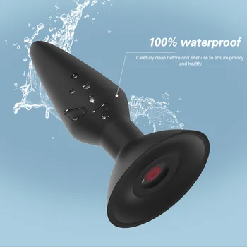 Bluetooth APP Big Anal Vibrator Remote Control Prostate Massage Anal Toy Intelligent Silicone Butt Plug Sex Toys For Men GS0424 2