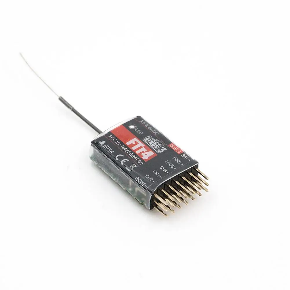 Приемник RCtown FTr4 2 4 GHz AFHDS 3 RC поддержка PWM/PPM/I.bus/S. Выход шины совместим с NB4 PL18 для