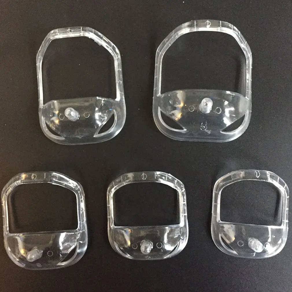 Прозрачный Moulder Moustache линейка для бороды коричневая отделка бритье Abs расческа