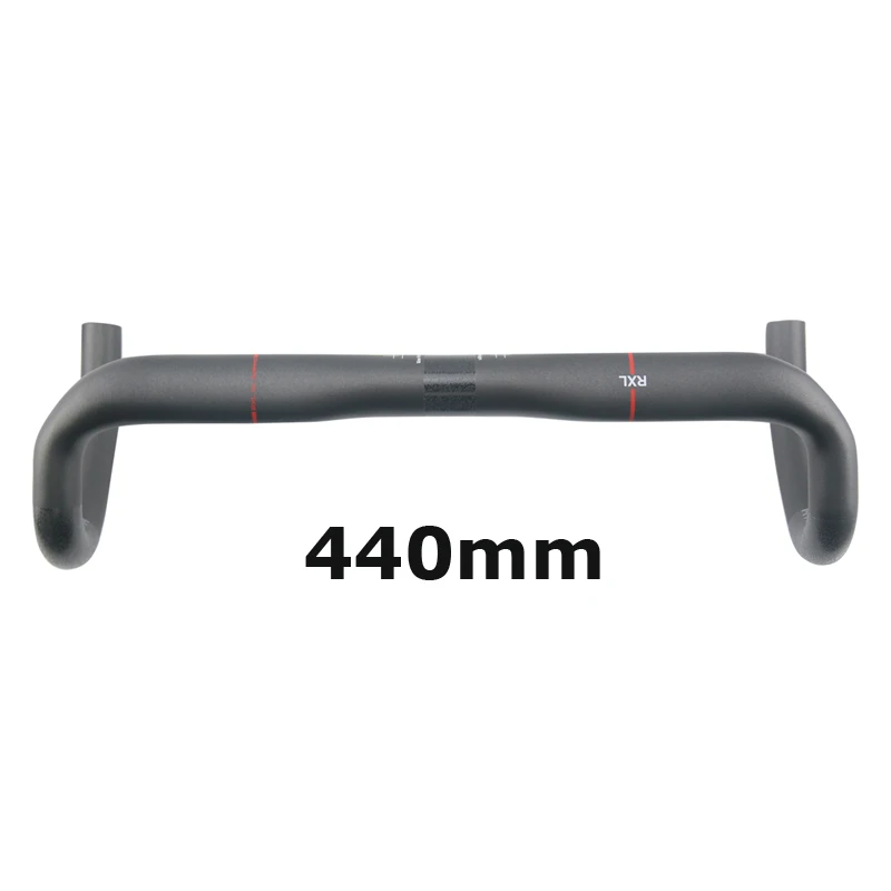 Red 440mm RXL SL углеродный материал дорога Bicylce руль 31,8 мм UD матовый падение бар 400/420/440 мм руль для шоссейного велосипеда езда на велосипеде гнутые стержни - Цвет: Red 440mm