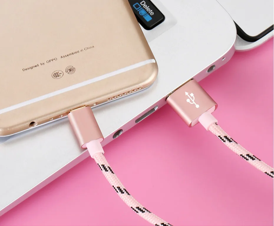 Micro USB кабель для быстрой зарядки USB кабель для передачи данных нейлоновый кабель для синхронизации 1 м/2 м для samsung Xiaomi huawei Redmi Note 4 5 Android Microusb кабель
