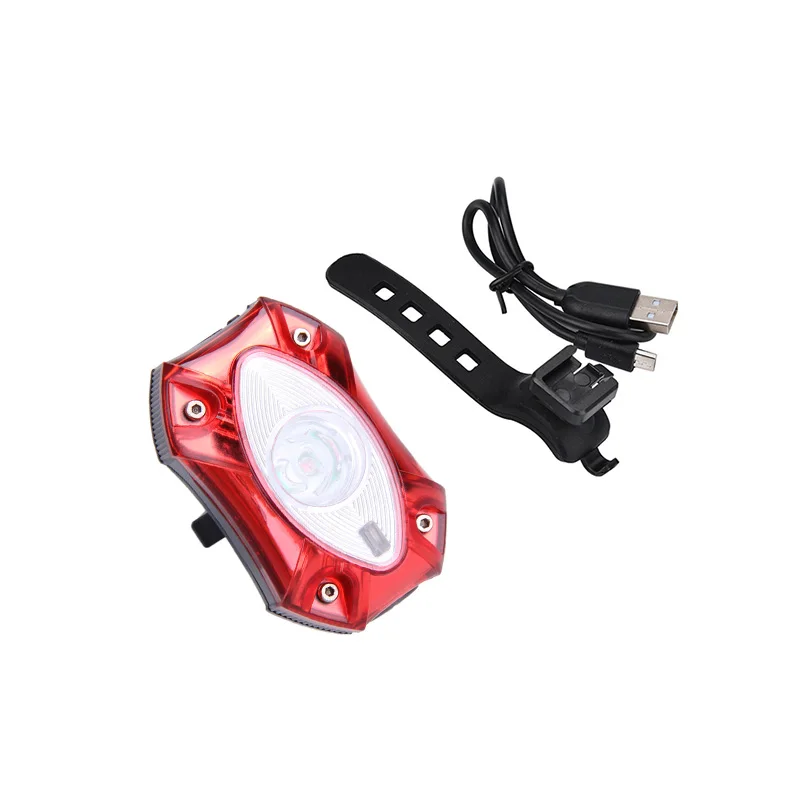 Задний светильник для велосипеда MTB велосипеда с USB зарядкой светодиодный велосипедный светильник с подсветкой задний велосипедный фонарь безопасное ночное Велосипедное снаряжение задний фонарь