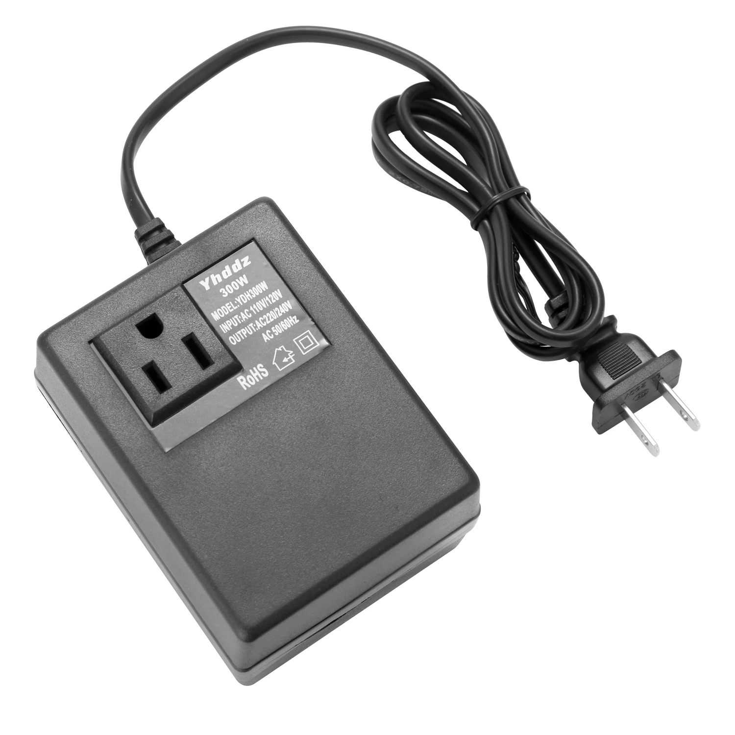 Интеллигентая(ый) Эффективное бытовой сети переменного тока 110V до 220V понижающий трансформатор путешествия YDH300W 50/60Hz Мощность адаптер Напряжение конвертер