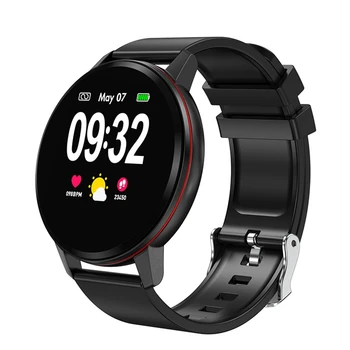 

S01 Bluetooth Smart Watch Fashion Blood Pressure Oxygen Heart Rate Monitor Smartwatch For Android Ios Phone(Black)
