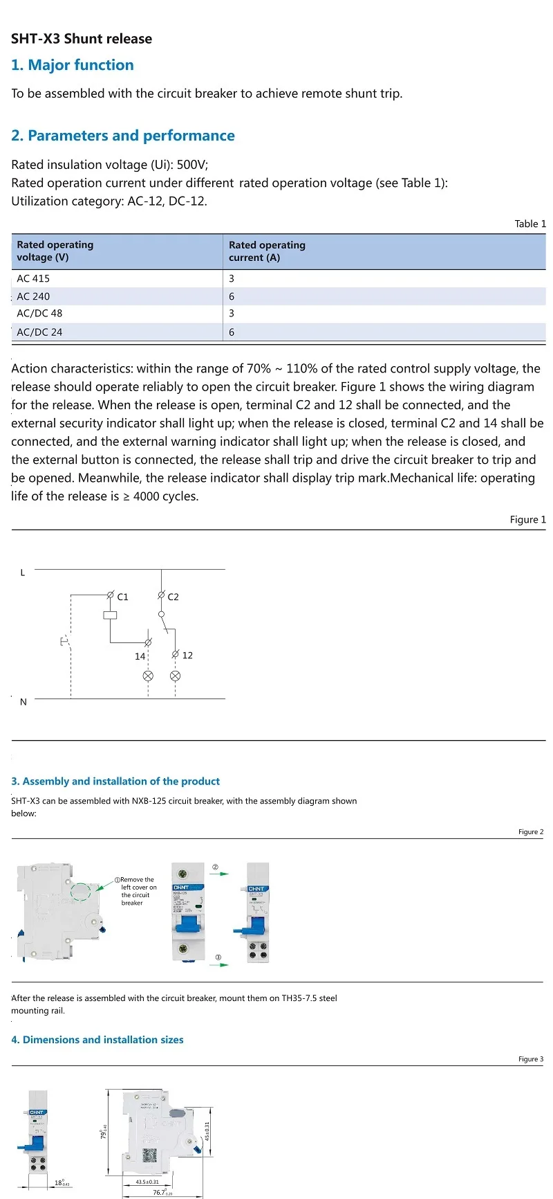 SHT-X3 Shunt Release Catalog-1