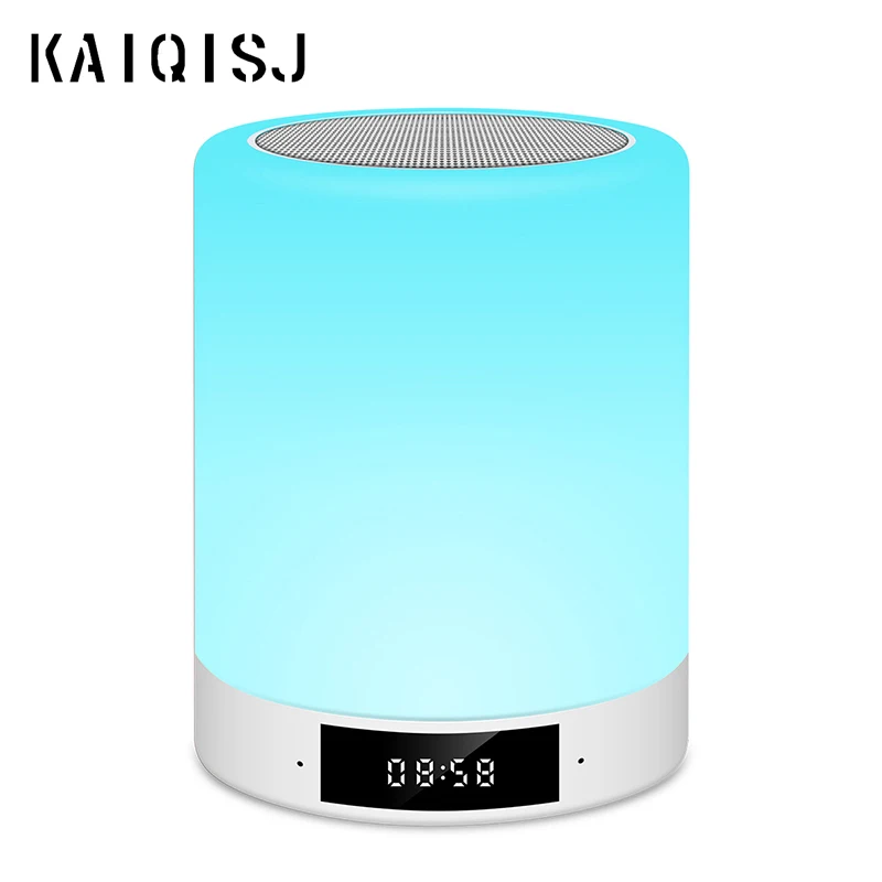 

KAIQISJ Bluetooth LED night light, Portable Outdoor Loudspeaker, portable, bluetooth, speaker, touch control, bedside table lamp