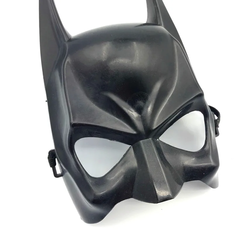 

10 lot Halloween Half Face Batman Mask Black Masquerade Party Mask Superman Cosplay Mask Carnival Female Batman Costume Supplies