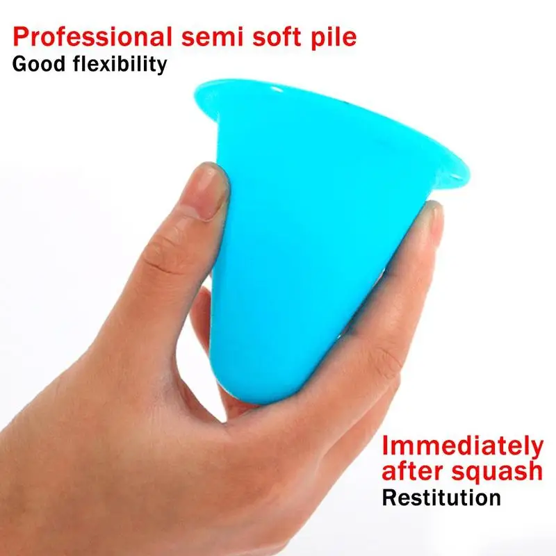 Agility Maker Cones For Slalom Roller Skating 7.8*7.5cm Sports Training Sports Outdoor Tools Traffic Cone 10 Pieces Soccer Training Cones