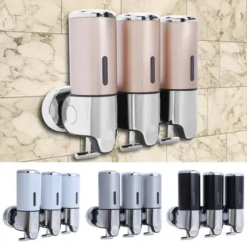 

Bathroom Shower Soap Shampoo Gel Dispenser Pump Wall Mounted 3 bottles Stylish Wall-Mounted Soap Machine 1500ml